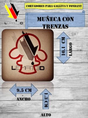 MUÑECA CON TRENZAS